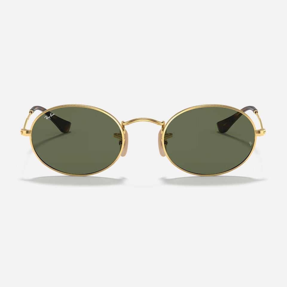 Ray-Ban Oval RB 3547N 001 51 - Altın Unisex Güneş Gözlüğü