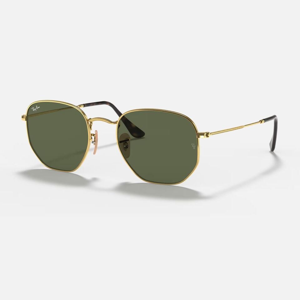 Ray-Ban Hexagonal RB 3548N 001 48 - Altın rengi Kadın Güneş Gözlüğü