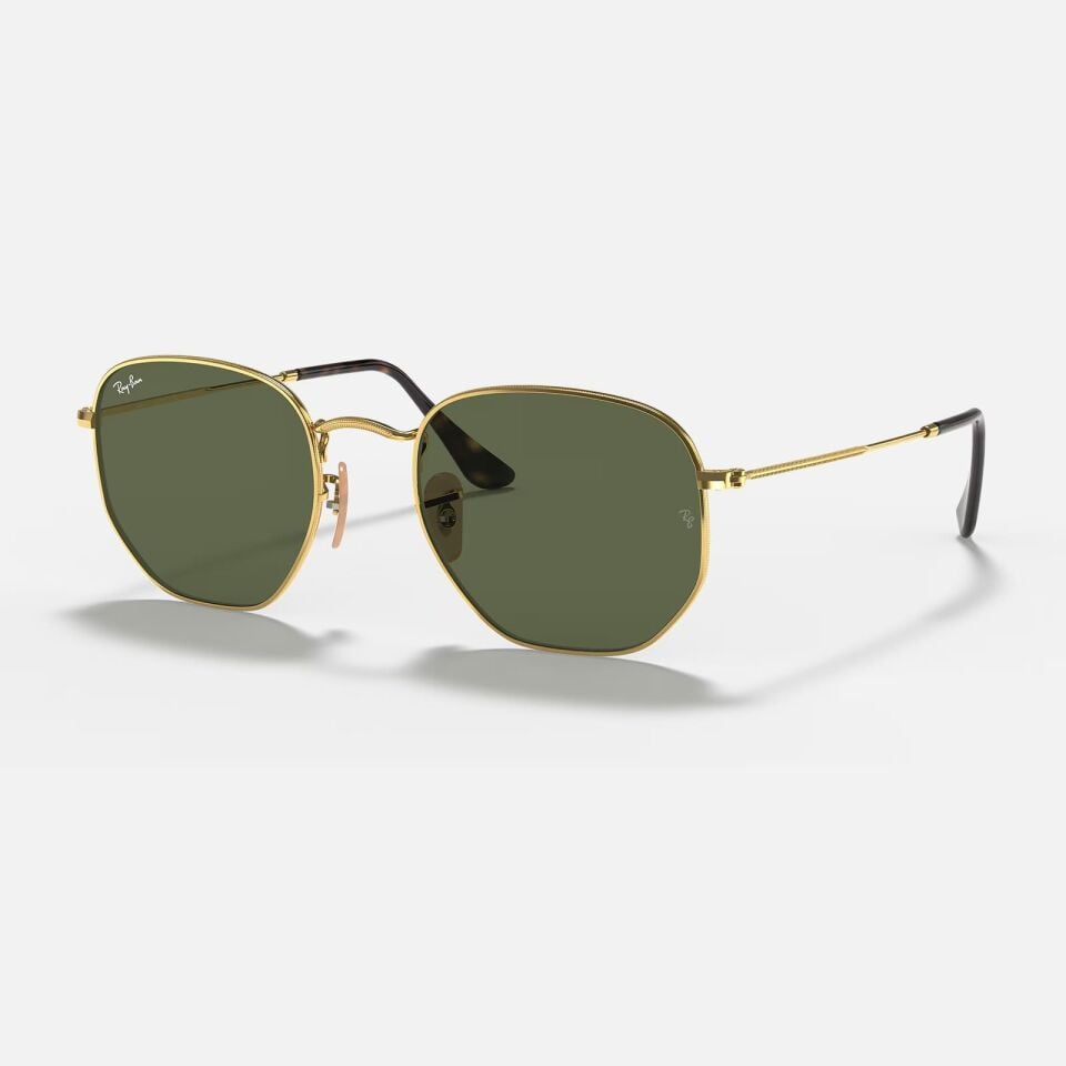 Ray-Ban Hexagonal RB 3548N 001 51 - Altın Kadın Güneş Gözlüğü