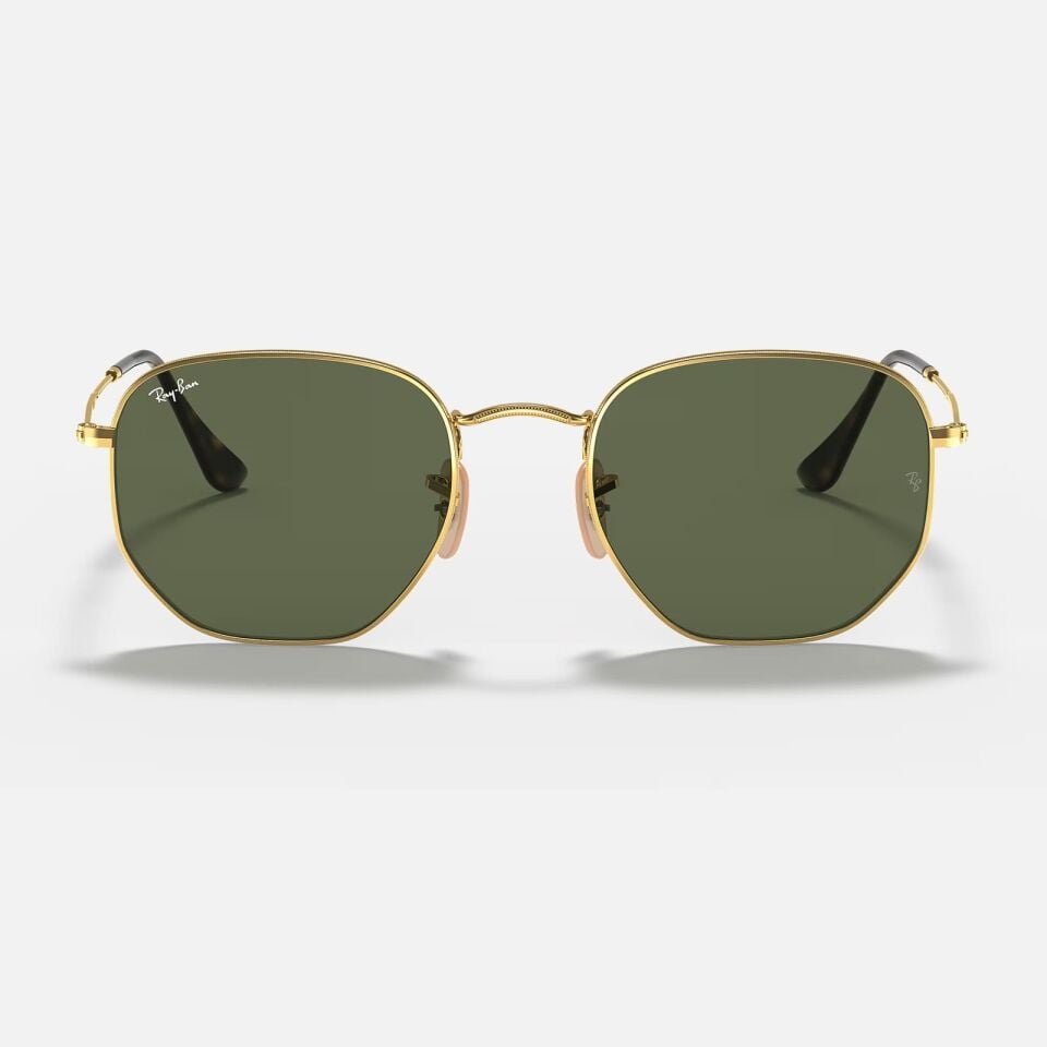 Ray-Ban Hexagonal RB 3548N 001 51 - Altın Kadın Güneş Gözlüğü