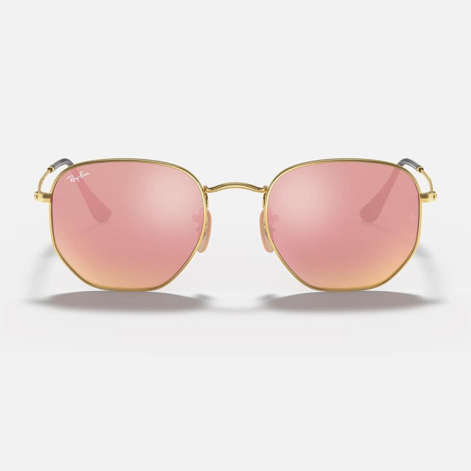 Ray-Ban Hexagonal RB 3548N 001/Z2 51 - Altın Kadın Güneş Gözlüğü