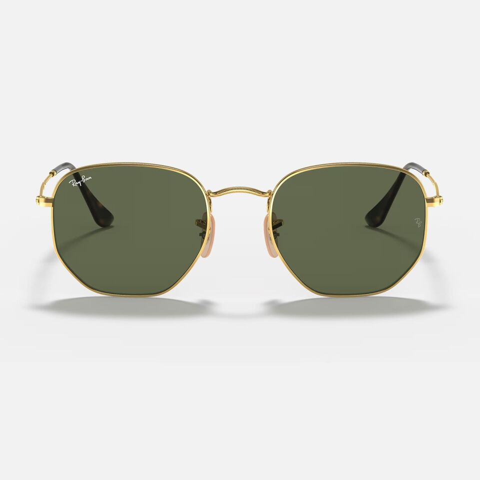 Ray-Ban Hexagonal RB 3548N 001 54 - Altın Rengi Kadın Güneş Gözlüğü