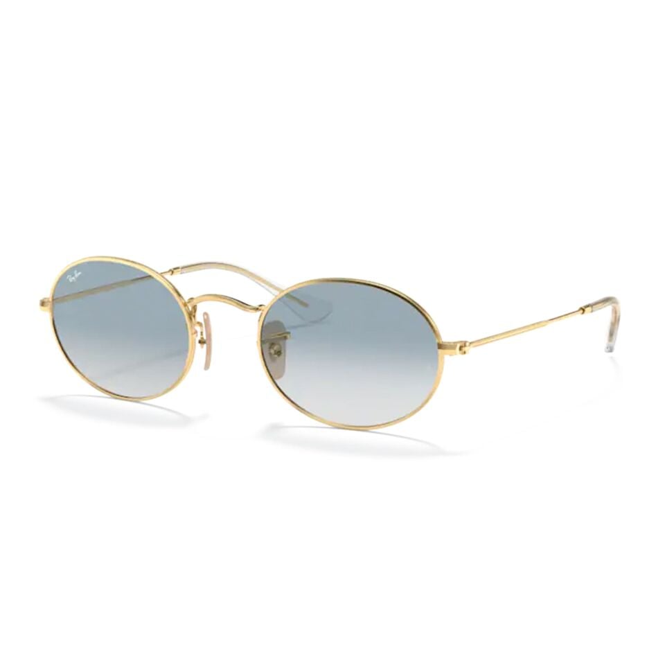 Ray-Ban Oval RB 3547N 001/3F 51 - Altın Unisex Güneş Gözlüğü