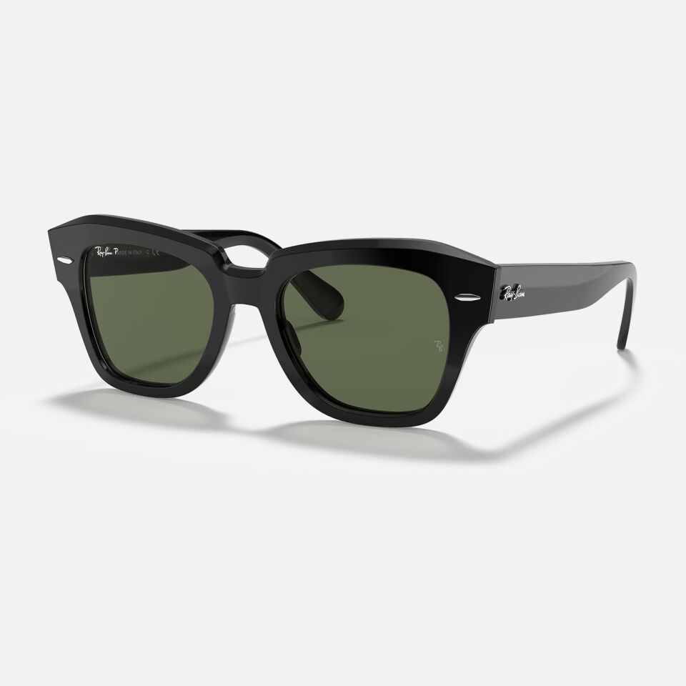 Ray-Ban State Street RB 2186 901/58 49 - Siyah Kadın Güneş Gözlüğü