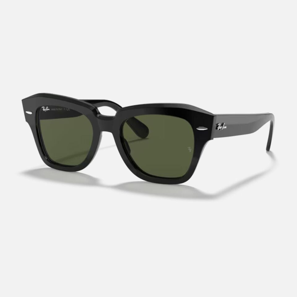 Ray-Ban State Street RB 2186 901/31 52 - Siyah Kadın Güneş Gözlüğü