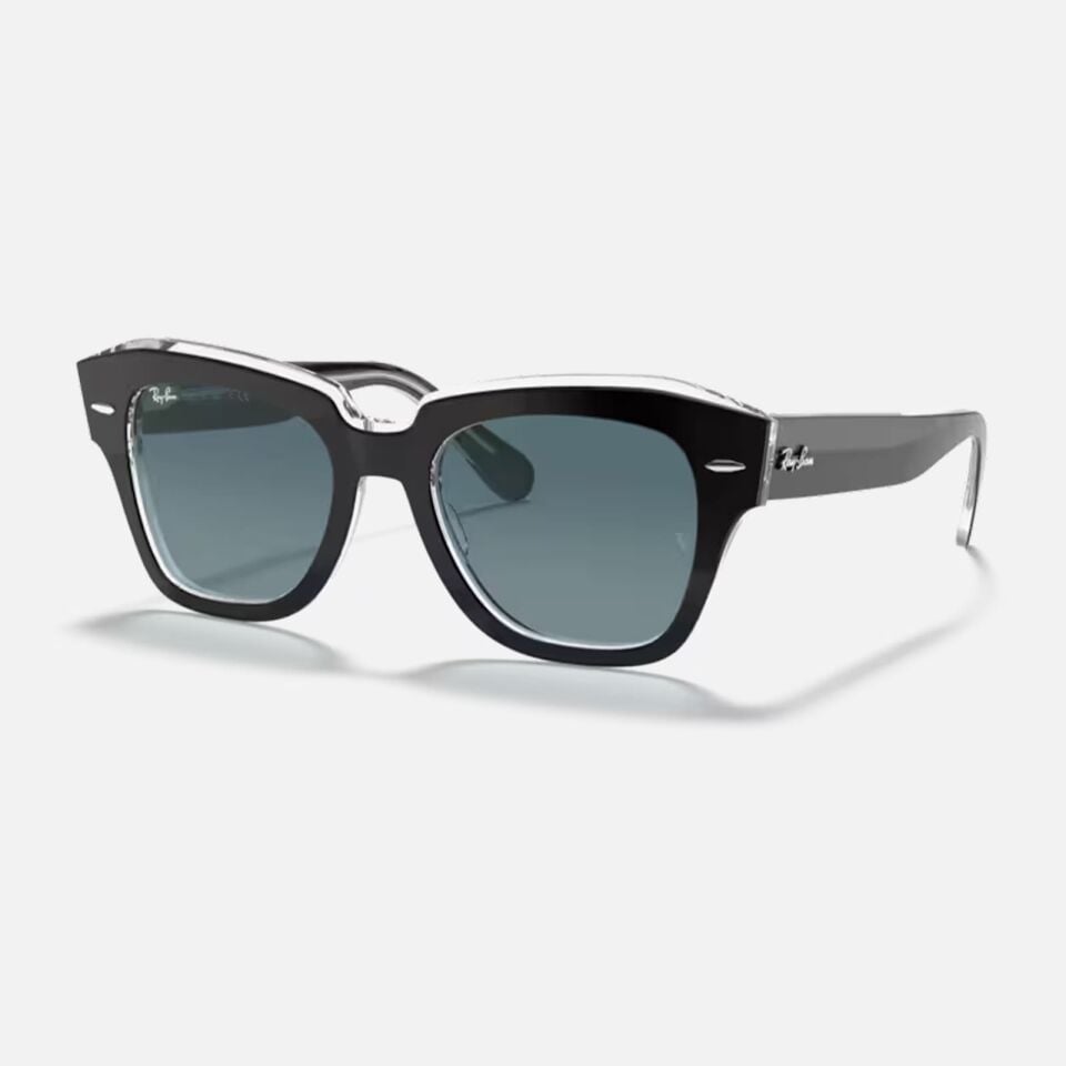 Ray-Ban State Street RB 2186 12943M 52 - Siyah Kadın Güneş Gözlüğü
