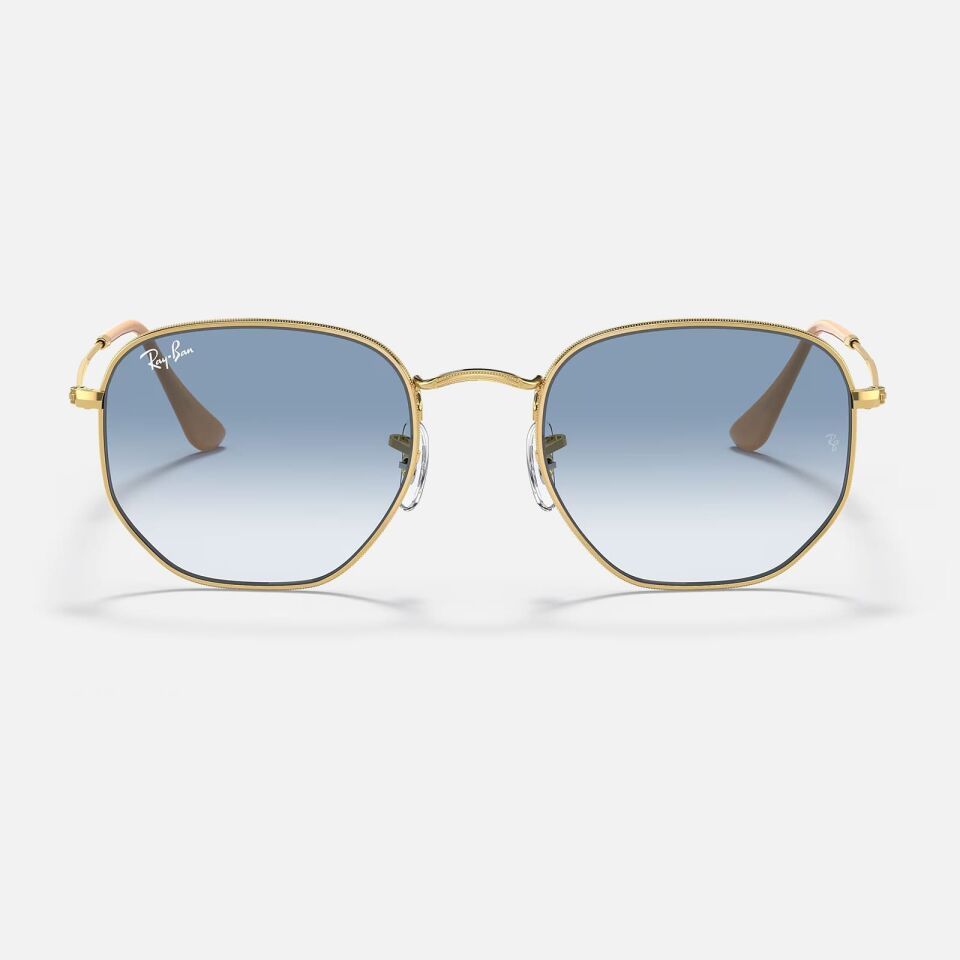 Ray-Ban Hexagonal RB 3548 001/3F 54 - Altın Unisex Güneş Gözlüğü