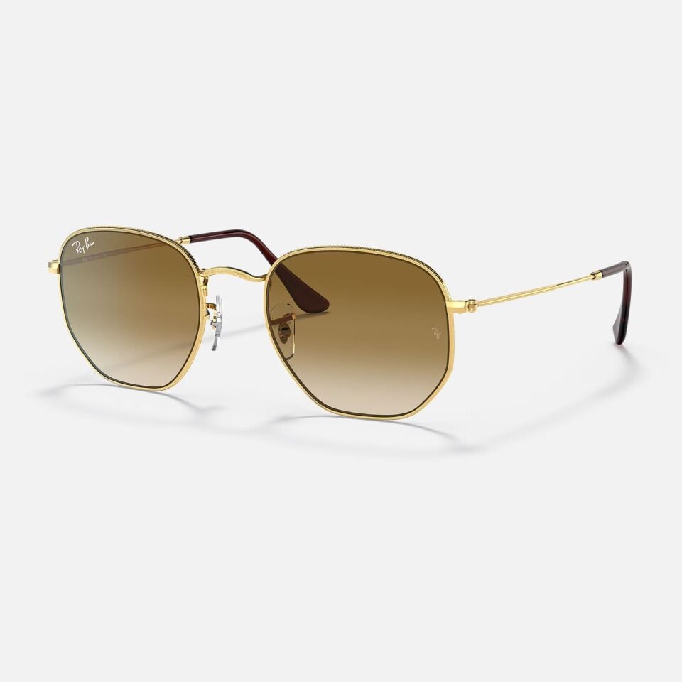 Ray-Ban Hexagonal RB 3548 001/51 51 - Altın Unisex Güneş Gözlüğü