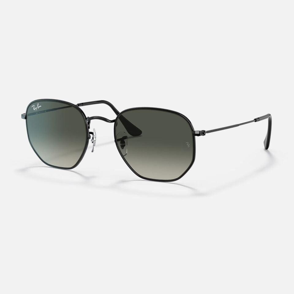 Ray-Ban Hexagonal RB 3548 002/71 54 - Siyah Unisex Güneş Gözlüğü