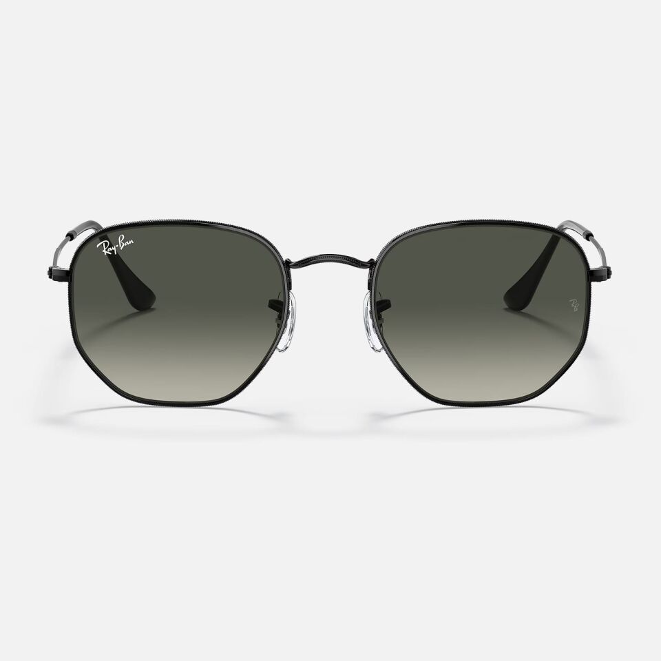 Ray-Ban Hexagonal RB 3548 002/71 - Siyah Unisex Güneş Gözlüğü