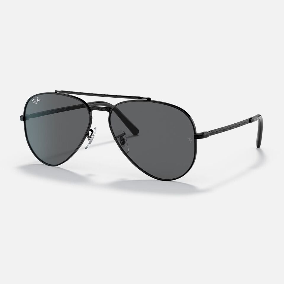 Ray-Ban New Aviator RB 3625 002/B1 62 - Siyah Erkek Güneş Gözlüğü