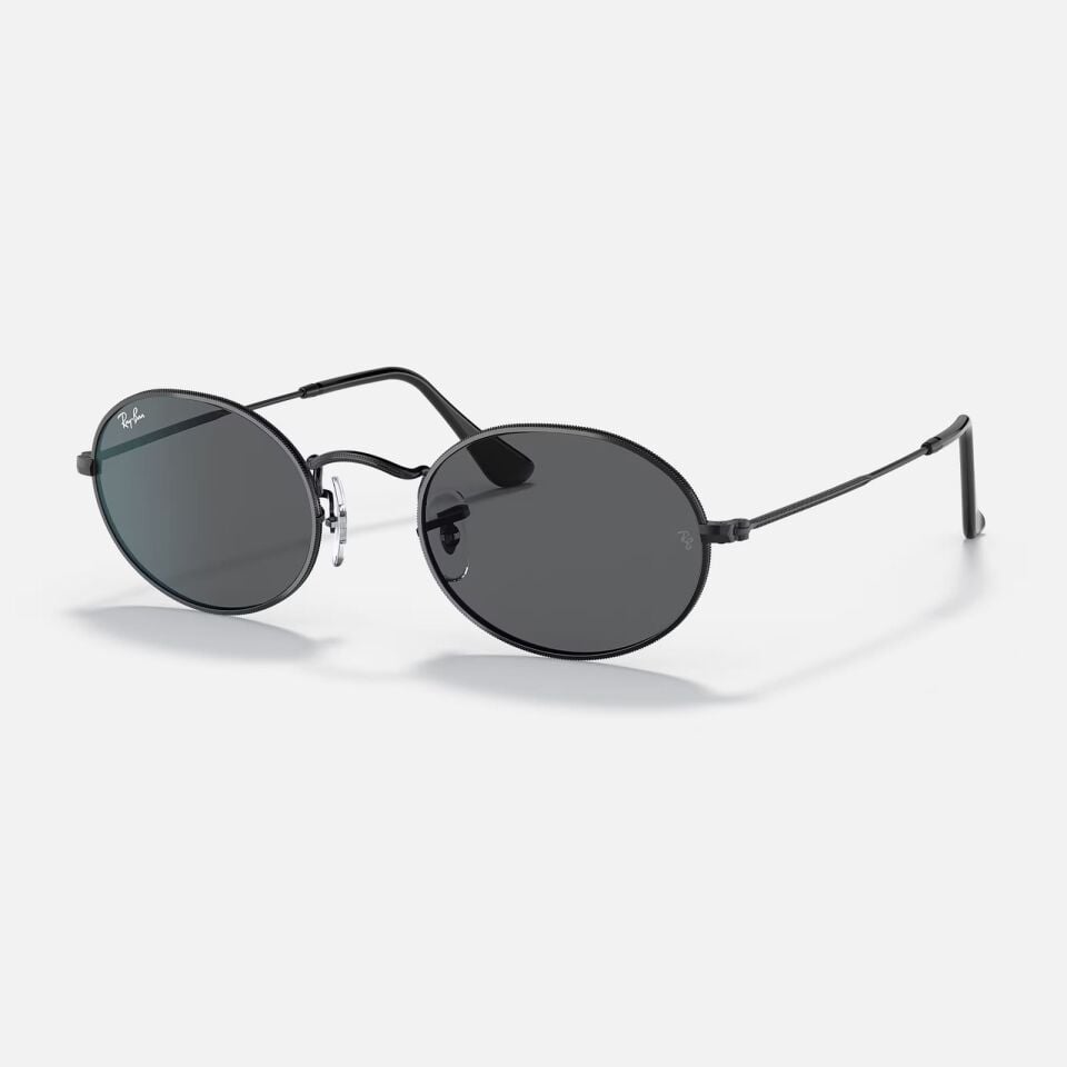 Ray-Ban Oval RB 3547 002/B1 51 - Siyah Unisex Güneş Gözlüğü