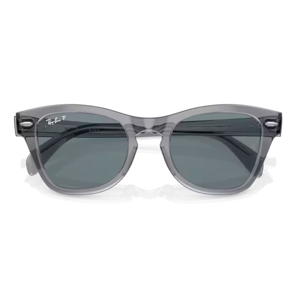 Ray-Ban RB 0707S 66413R - Şeffaf Gri Unisex Güneş Gözlüğü