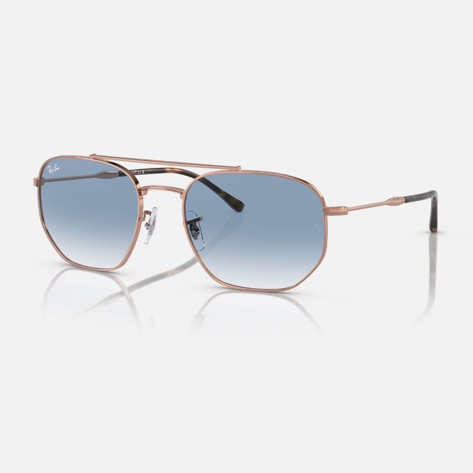 Ray-Ban RB 3707 92023F 57-Roze Altın Unisex Güneş Gözlüğü